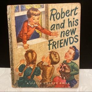 Vintage Little Golden ‘Robert And His New Friends’ First Edition